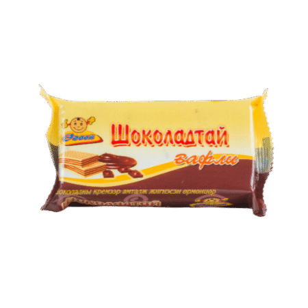 Шоколадтай вафли
